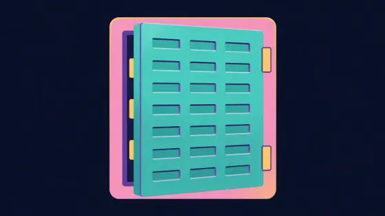 Steel backup plate with blank word slots inside a small safe